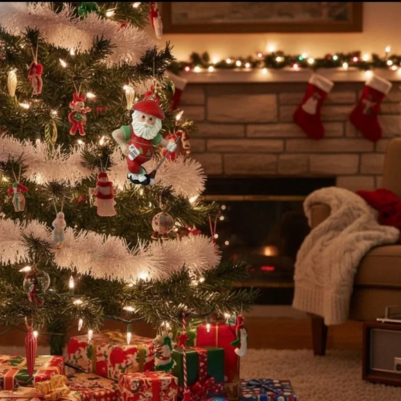 Fore! The Holidays! "St. Nick Open" Golfing Santa Ornament - Picture 5 of 5